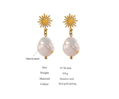 Sunrise earrings