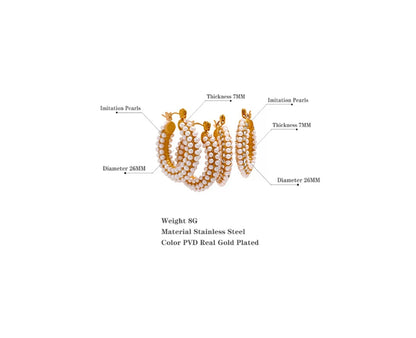 Gloria Hoops Earrings
